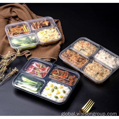 China Disposable plastic take away lunch box/food container Manufactory